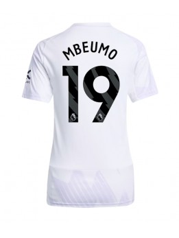 Zenske Futbalové oblečenie Manchester United Bryan Mbeumo #19 2025-26 Krátky Rukáv - Preč